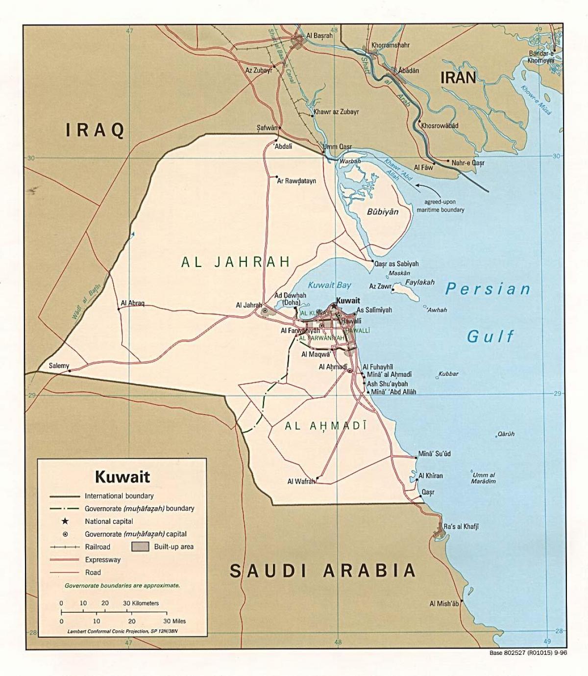 bản đồ của safat kuwait