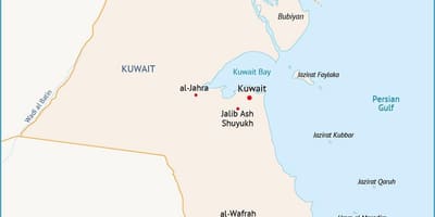 Bản đồ của al zour kuwait