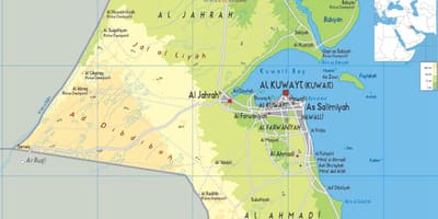 Bản đồ của arifjan kuwait 