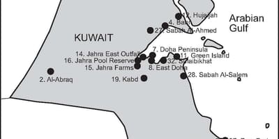 Bản đồ của kabd kuwait