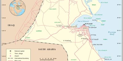 Bản đồ của west mishref kuwait 